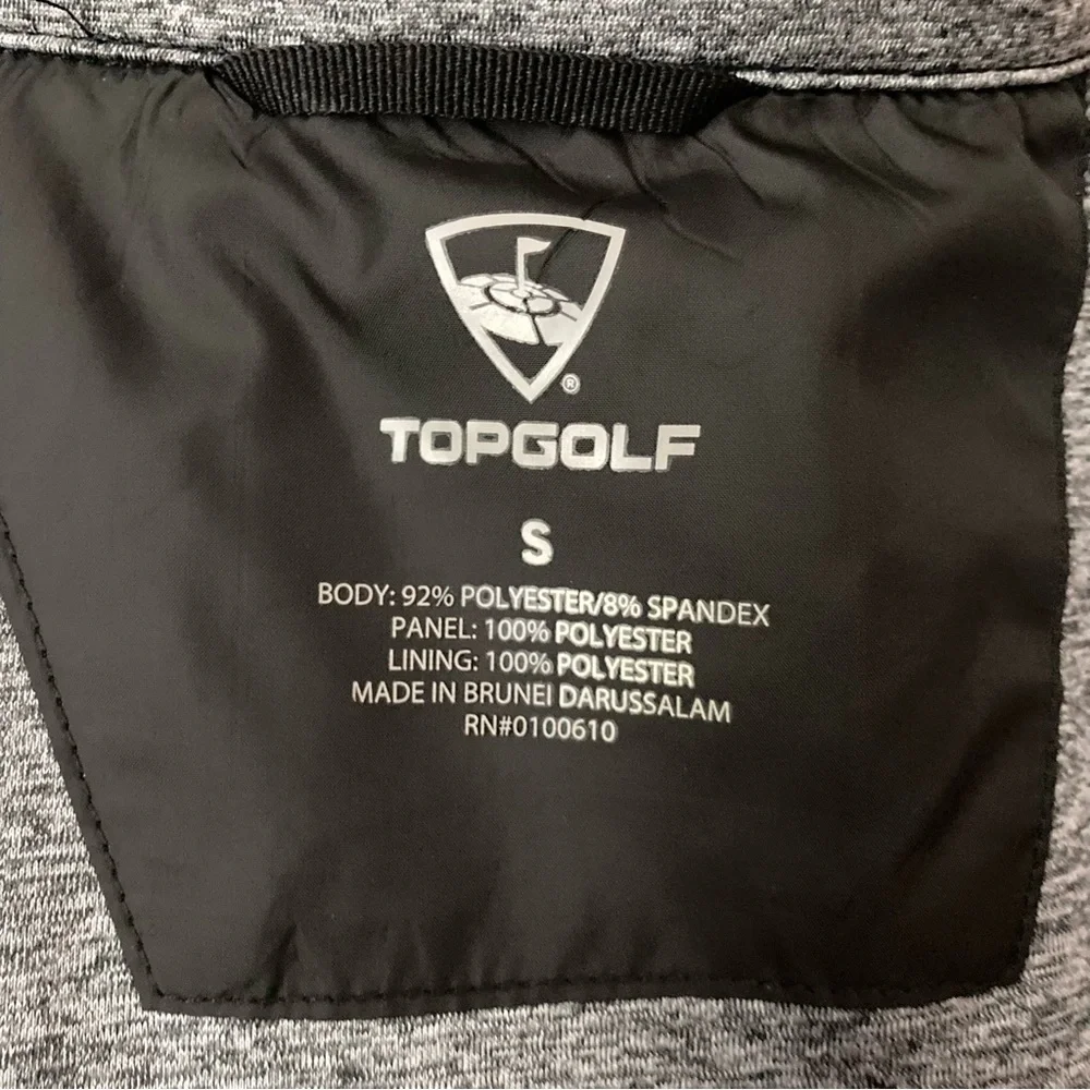 Women's Topgolf Black and Gray Lightweight Jacket Small - Picture 6 of 9